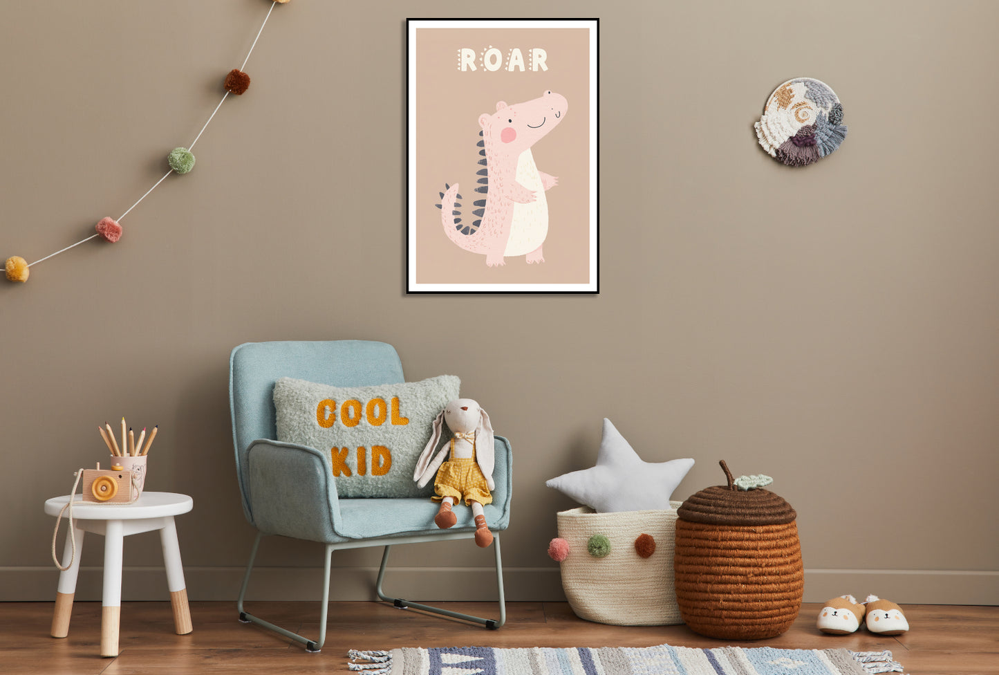 Plakat  Wzory dla Dzieci, Dziewczynki i Chłopca - Roar