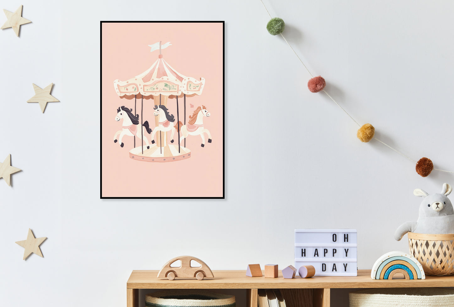 Plakat  Wzory dla Dzieci, Dziewczynki Do Pokoju - Karuzela 2