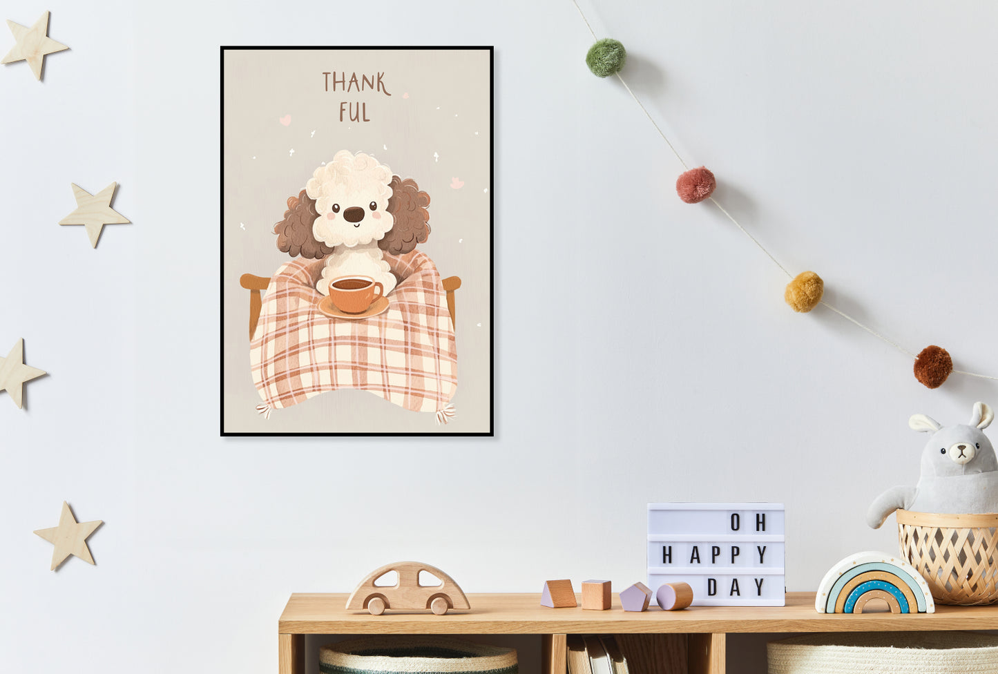 Plakat  Wzory dla Dzieci, Dziewczynki i Chłopca - Kocyk