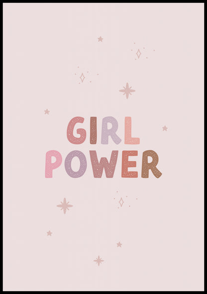 Plakat  Wzory dla Dzieci, Dziewczynki Do Pokoju - Girl