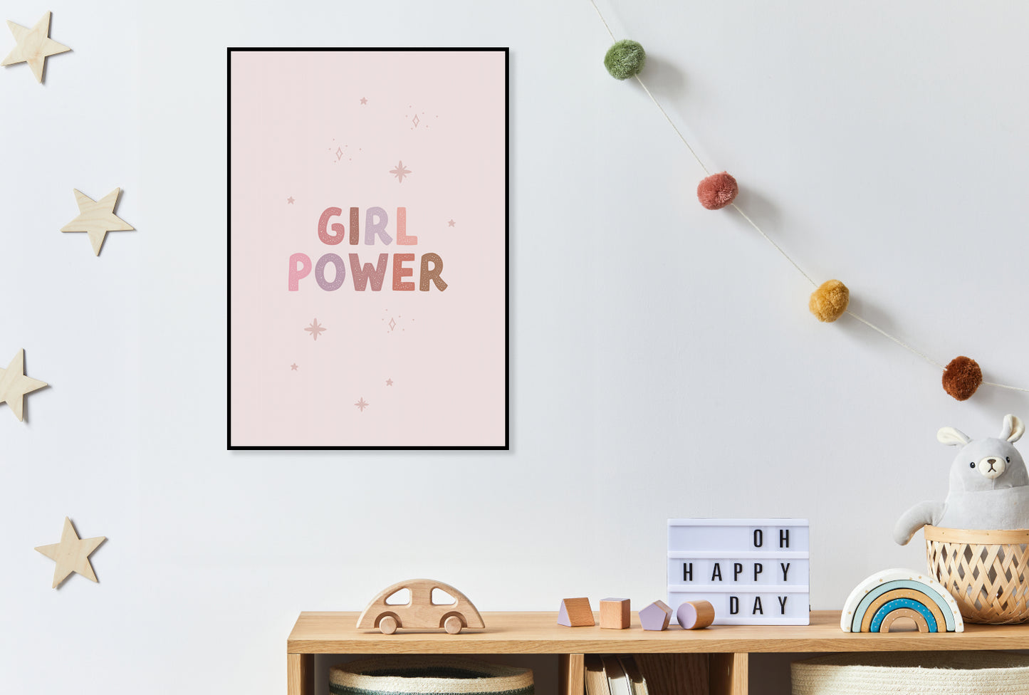 Plakat  Wzory dla Dzieci, Dziewczynki Do Pokoju - Girl