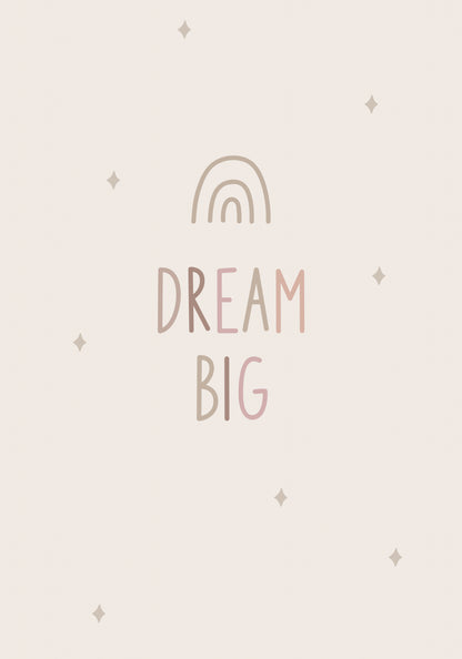Plakat  Wzory dla Dzieci, Dziewczynki i Chłopca - DreamBig