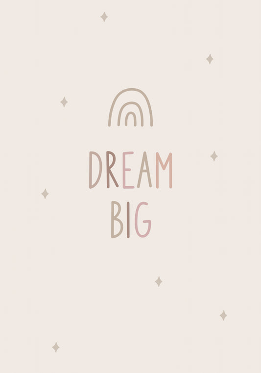 Plakat  Wzory dla Dzieci, Dziewczynki i Chłopca - DreamBig