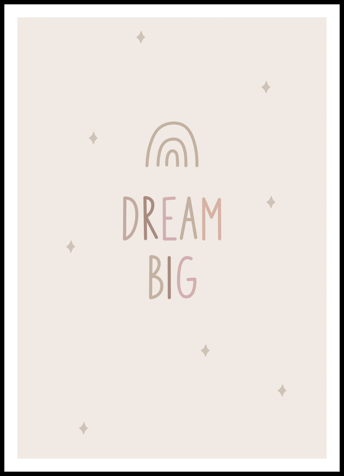Plakat  Wzory dla Dzieci, Dziewczynki i Chłopca - DreamBig
