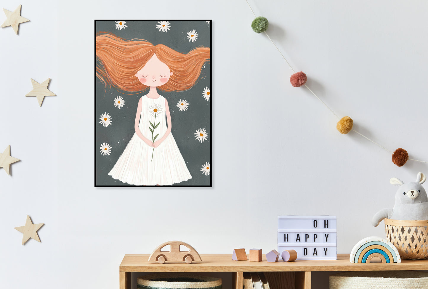 Plakat  Wzory dla Dzieci, Dziewczynki Do Pokoju - Lilia
