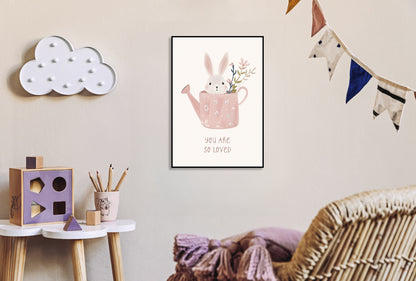 Plakat  Wzory dla Dzieci, Dziewczynki i Chłopca - Króliś 2