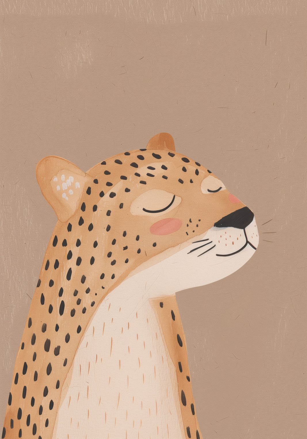 Plakat  Wzory dla Dzieci, Dziewczynki i Chłopca - Gepard