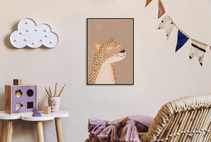 Plakat  Wzory dla Dzieci, Dziewczynki i Chłopca - Gepard