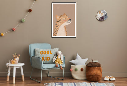 Plakat  Wzory dla Dzieci, Dziewczynki i Chłopca - Gepard