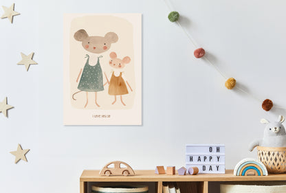 Obraz  Wzory dla Dzieci, Dziewczynki i Chłopca - Mama