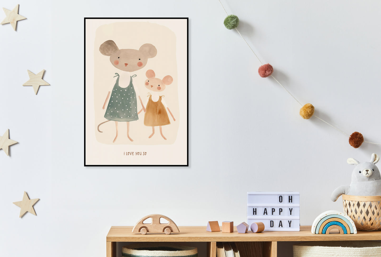 Plakat  Wzory dla Dzieci, Dziewczynki i Chłopca - Mama