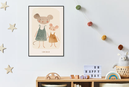Plakat  Wzory dla Dzieci, Dziewczynki i Chłopca - Mama