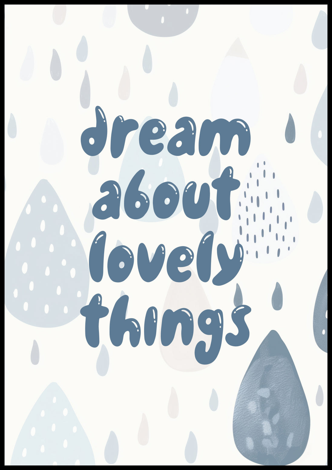 Plakat  Wzory dla Dzieci, Dziewczynki i Chłopca - Dream