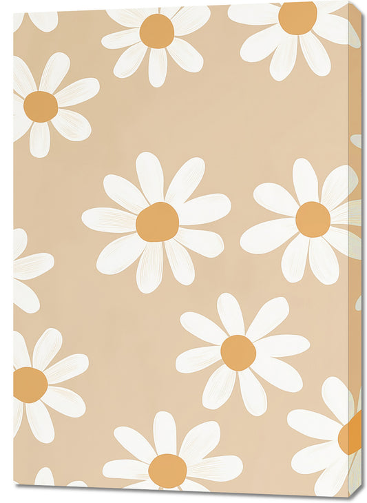 Obraz  Wzory dla Dzieci, Dziewczynki i Chłopca - Kwiatki
