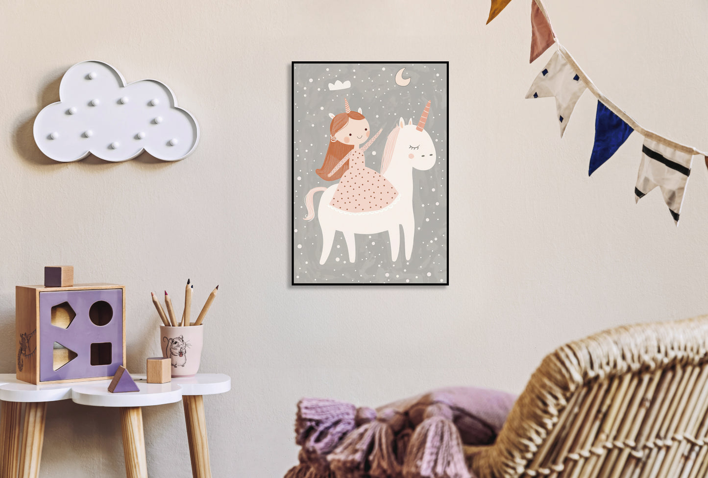 Plakat  Wzory dla Dzieci, Dziewczynki Do Pokoju - Princessa