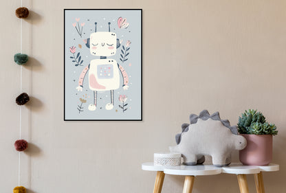 Plakat  Wzory dla Dzieci, Dziewczynki Do Pokoju - Roboś