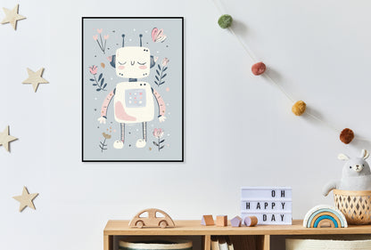 Plakat  Wzory dla Dzieci, Dziewczynki Do Pokoju - Roboś