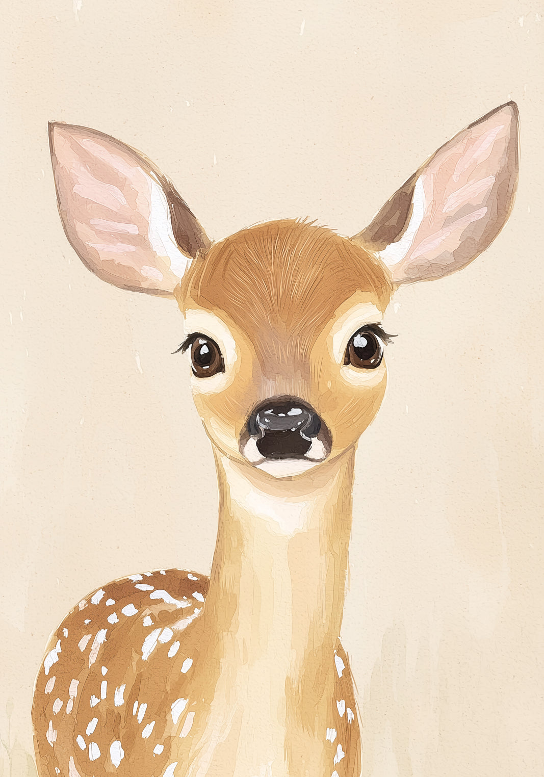 Plakat  Wzory dla Dzieci, Dziewczynki i Chłopca - Bambi