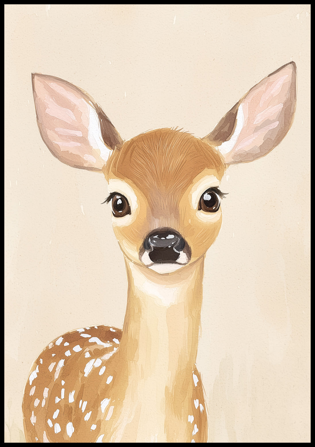 Plakat  Wzory dla Dzieci, Dziewczynki i Chłopca - Bambi