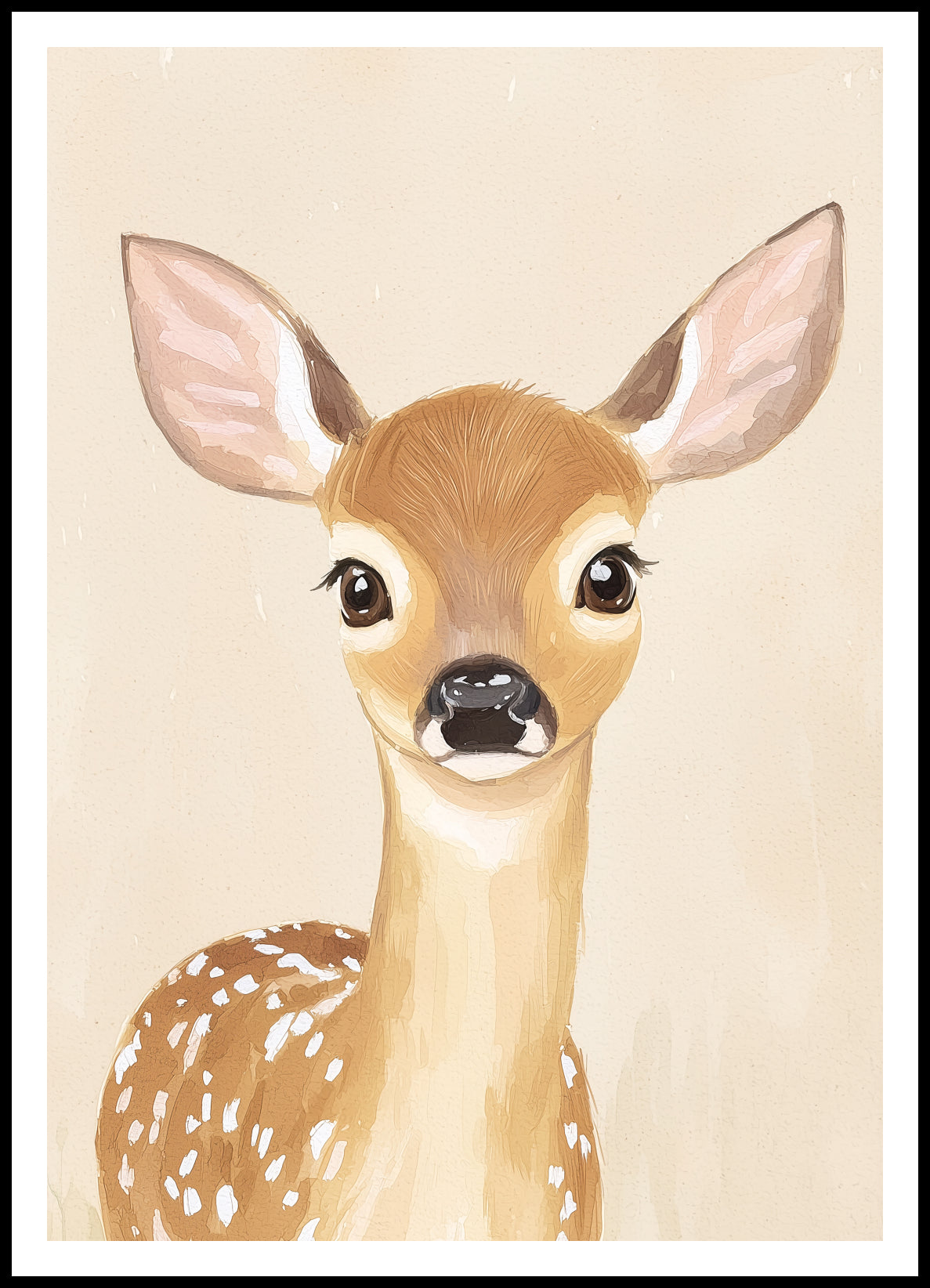 Plakat  Wzory dla Dzieci, Dziewczynki i Chłopca - Bambi
