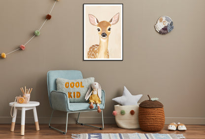 Plakat  Wzory dla Dzieci, Dziewczynki i Chłopca - Bambi