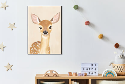 Plakat  Wzory dla Dzieci, Dziewczynki i Chłopca - Bambi