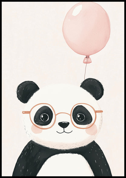 Plakat  Wzory dla Dzieci, Dziewczynki i Chłopca - Panda