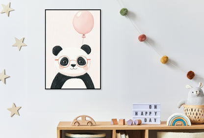 Plakat  Wzory dla Dzieci, Dziewczynki i Chłopca - Panda