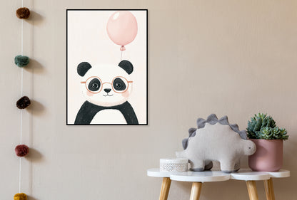 Plakat  Wzory dla Dzieci, Dziewczynki i Chłopca - Panda