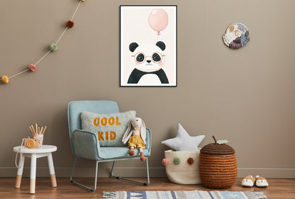 Plakat  Wzory dla Dzieci, Dziewczynki i Chłopca - Panda