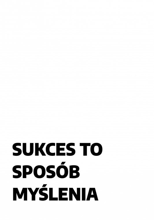 Plakat  Z Napisami Nowoczesny Cytat Sukces