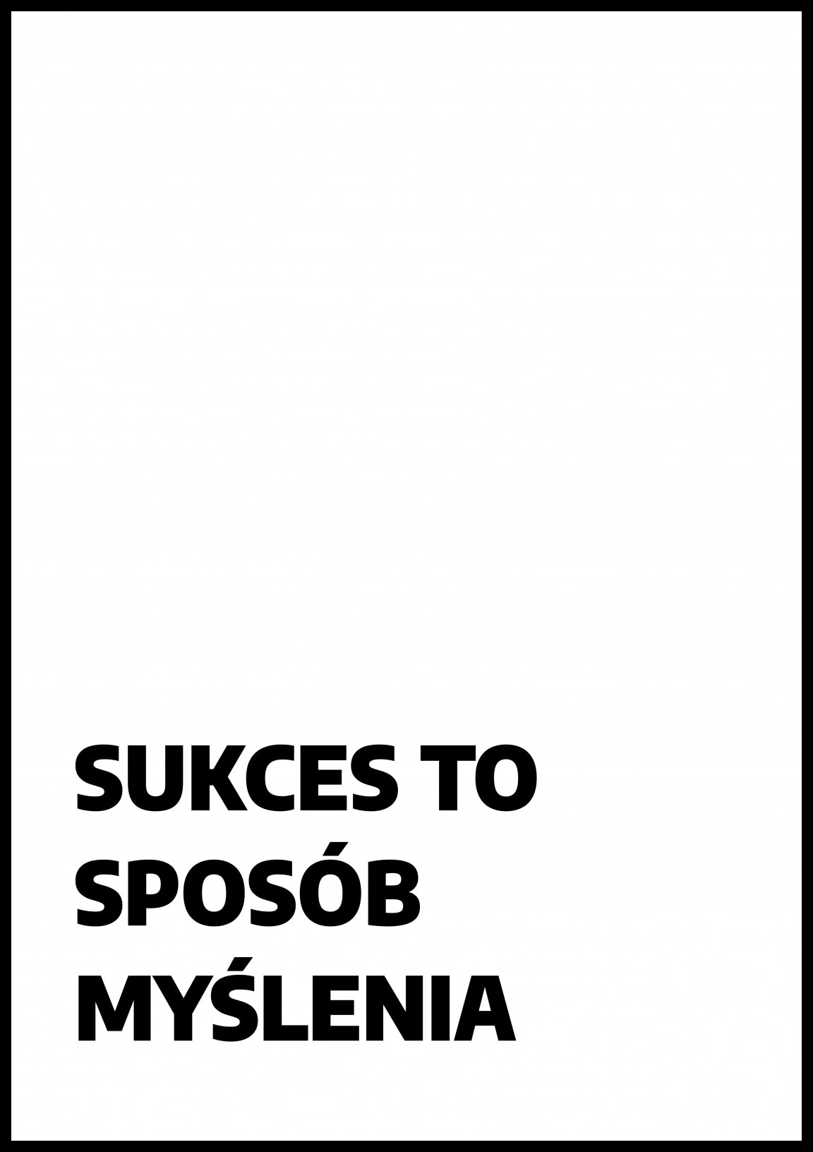 Plakat  Z Napisami Nowoczesny Cytat Sukces