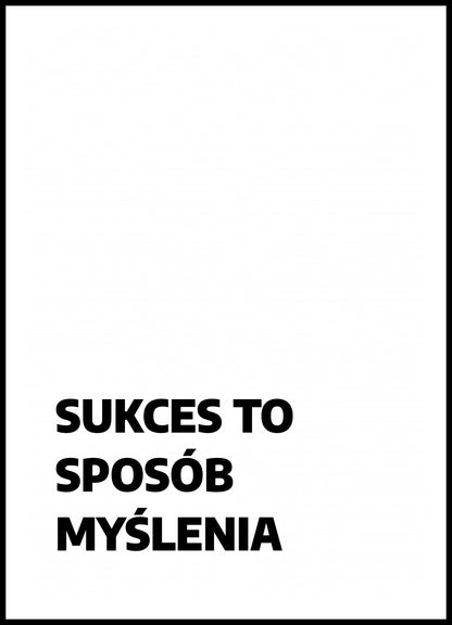 Plakat  Z Napisami Nowoczesny Cytat Sukces