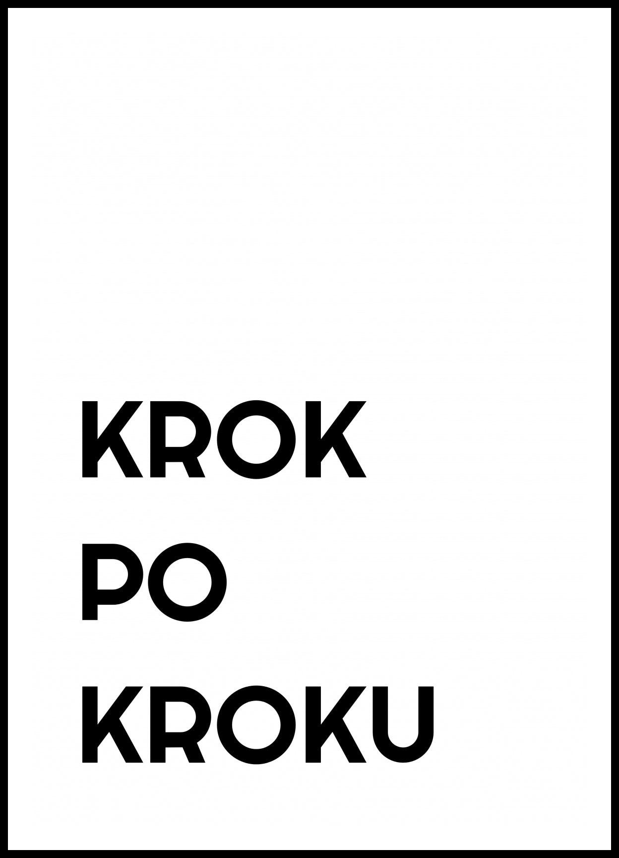 Plakat  Z Napisami Nowoczesny Cytat Krok Po Kroku