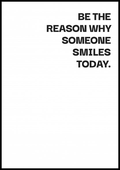 Plakat  Z Napisami Nowoczesny Cytat Be The Reason