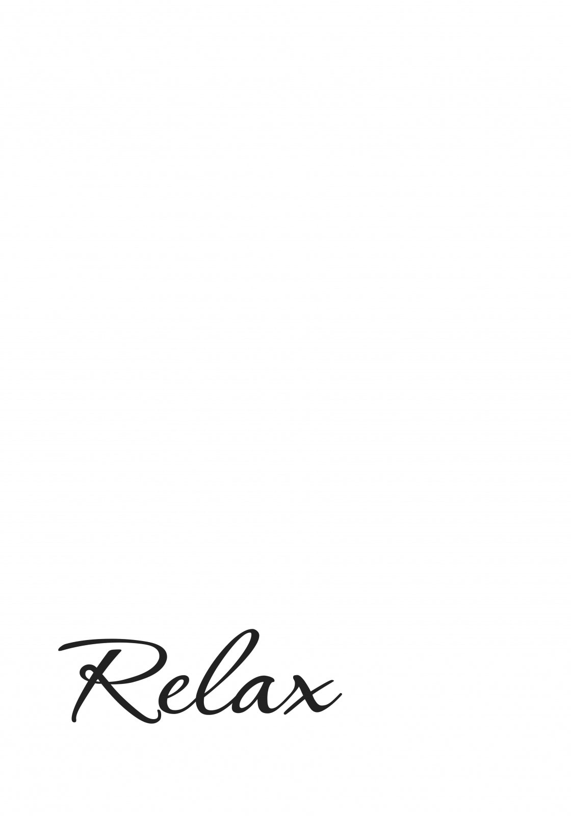 Plakat  Z Napisami Nowoczesny Cytat Relax