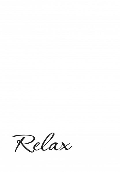 Plakat  Z Napisami Nowoczesny Cytat Relax