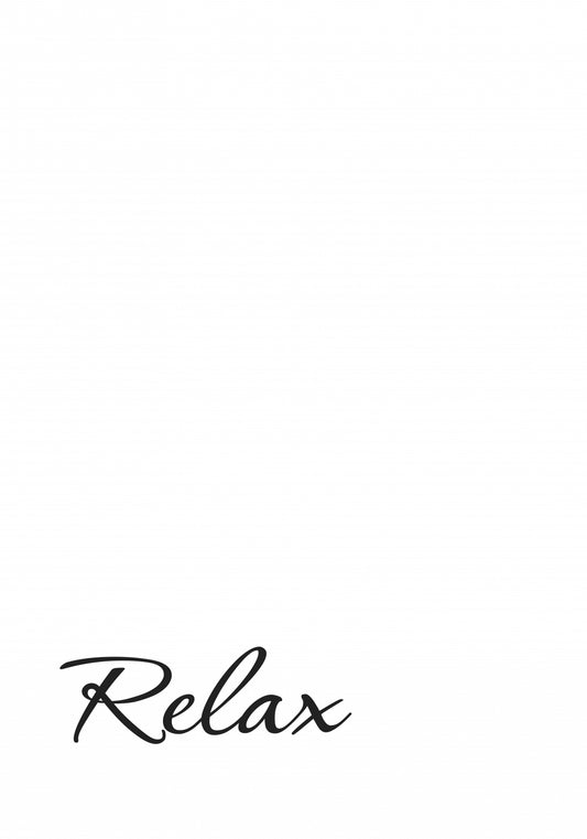 Plakat  Z Napisami Nowoczesny Cytat Relax