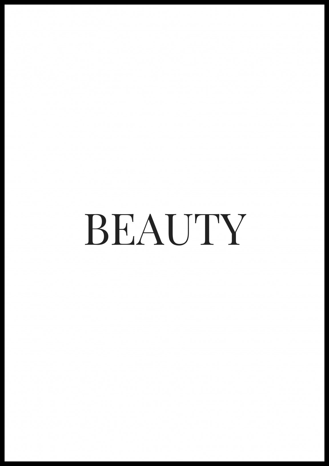 Plakat   Z Napisami Nowoczesny Cytat Beauty