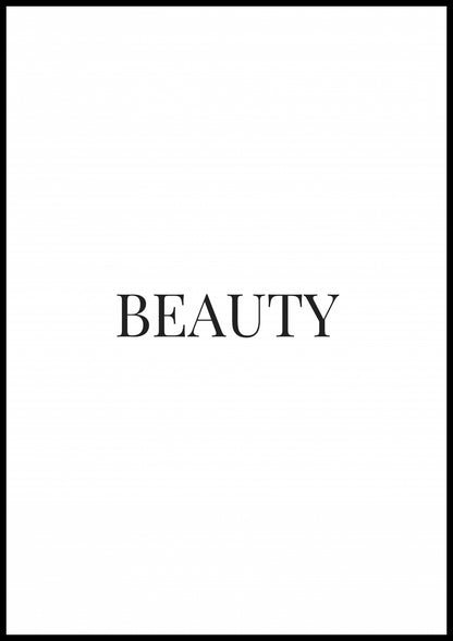 Plakat   Z Napisami Nowoczesny Cytat Beauty