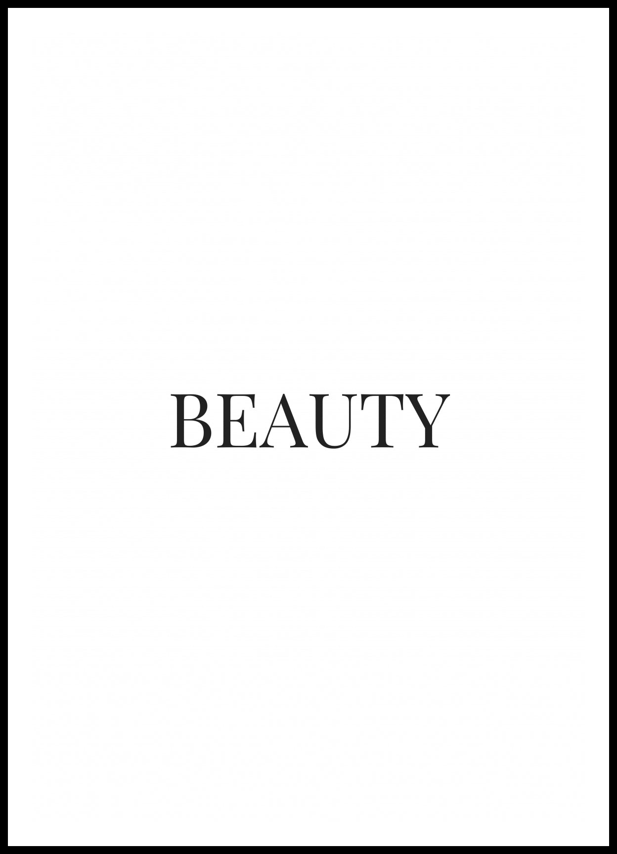 Plakat   Z Napisami Nowoczesny Cytat Beauty