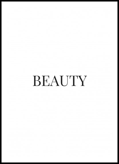 Plakat   Z Napisami Nowoczesny Cytat Beauty