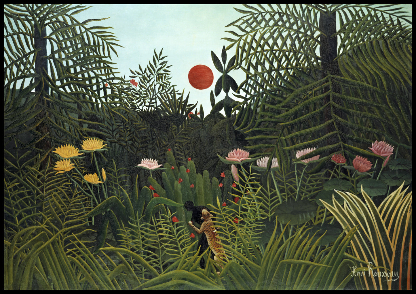 Plakat  Virgin Forest, Rousseau Vintage do Salonu