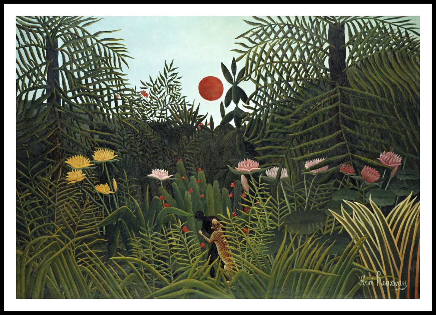 Plakat  Virgin Forest, Rousseau Vintage do Salonu