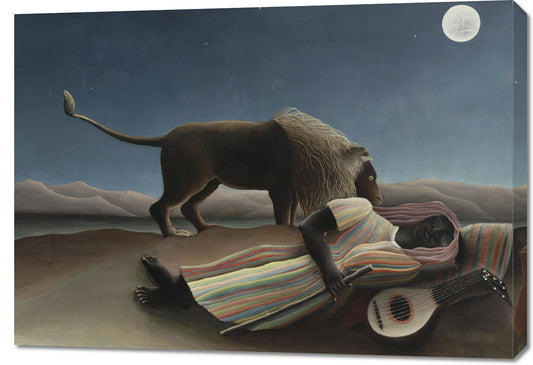Obraz   The Sleeping Gypsy, Rousseau Vintage do Salonu