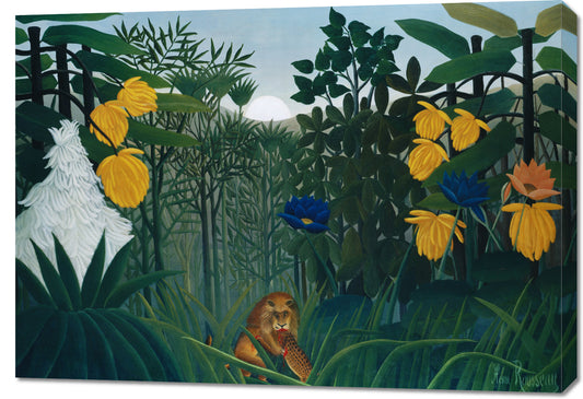 Obraz  The Repast of the Lion, Rousseau Vintage do Salonu