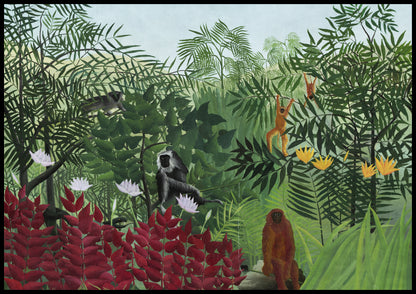 Plakat  Tropical Forest, Rousseau Vintage do Salonu