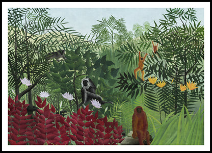 Plakat  Tropical Forest, Rousseau Vintage do Salonu