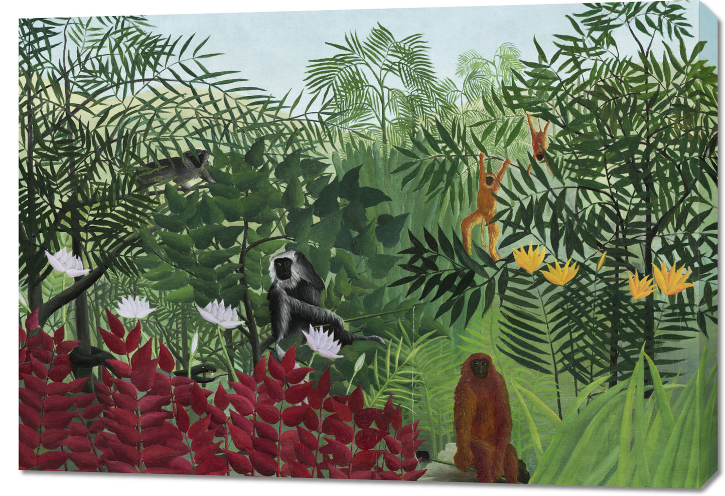 Obraz  Tropical Forest, Rousseau Vintage do Salonu