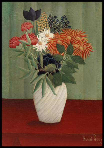Plakat  Bouquet of Flowers,, Rousseau Vintage do Salonu
